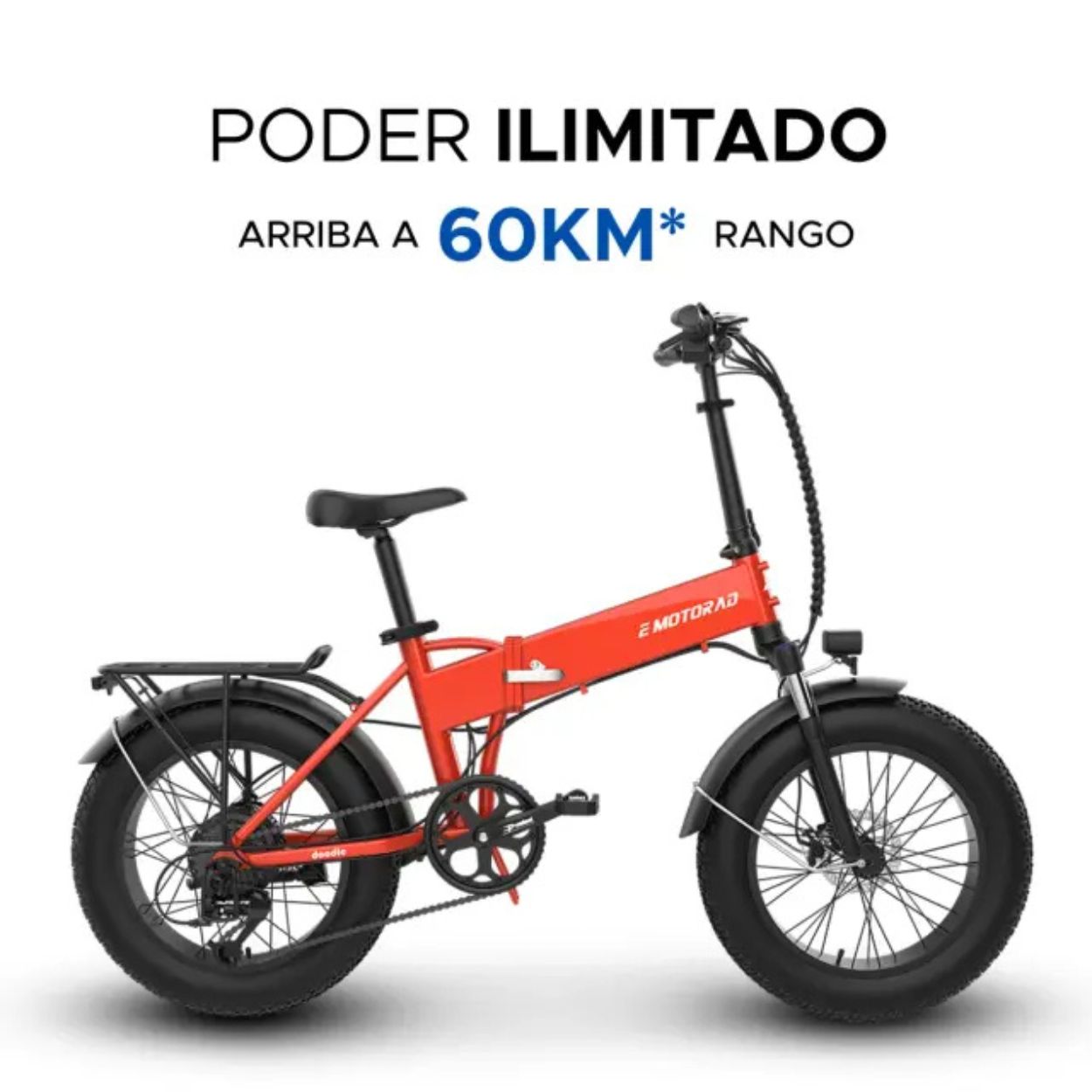 FAT BIKE PLEGABLE EMOTORAD DOODLE - Imagen 7