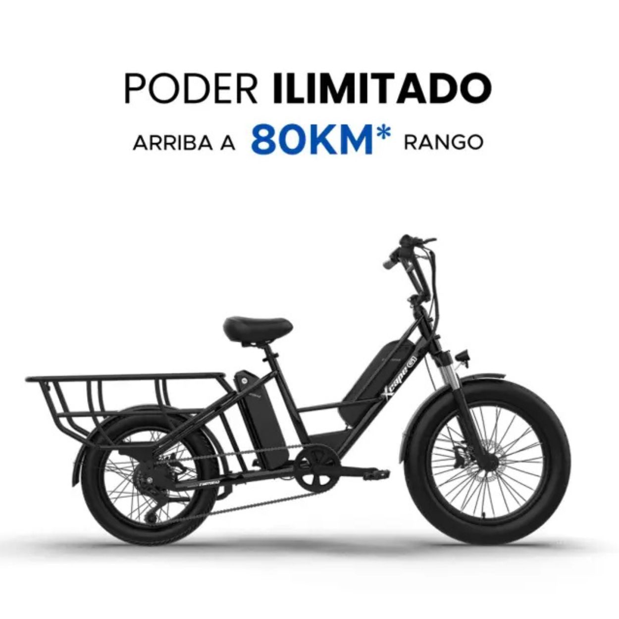 Bicicleta eléctrica EMOTORAD G1 CARGO - Imagen 4